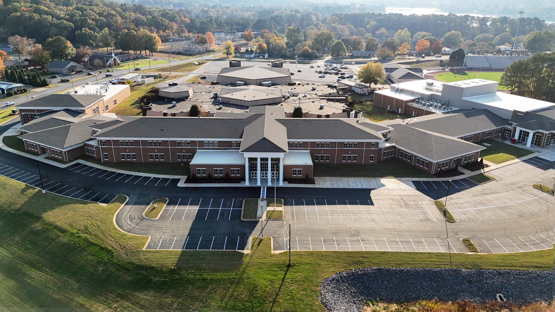 Guntersville High School aerial