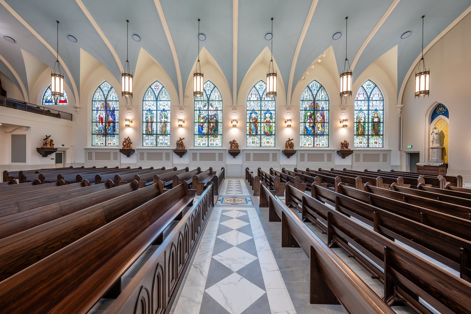 St. Clare nave interior